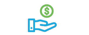 Methods of  Payment - Hand with money icon